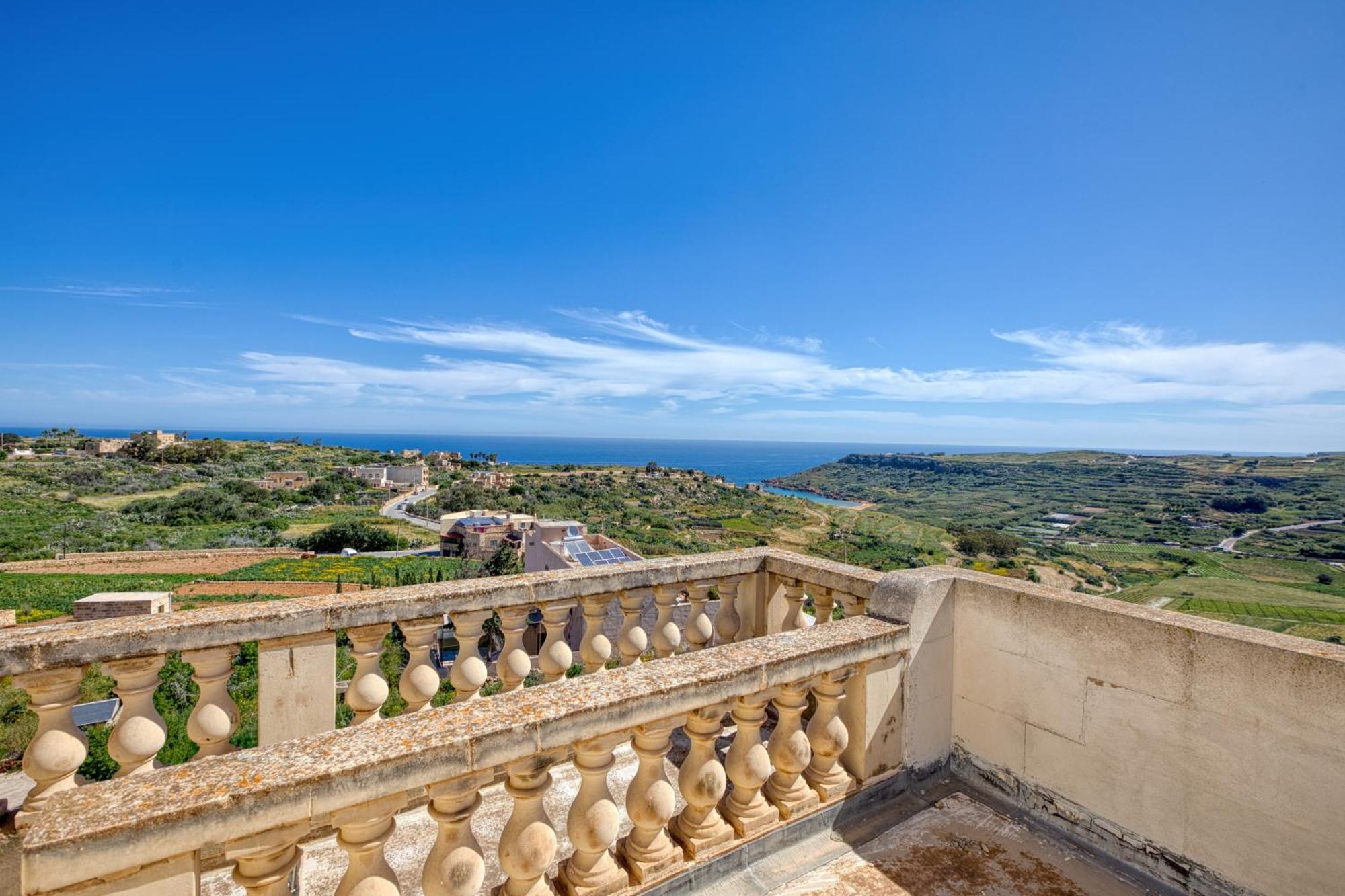 Spacious, Bright, Valley & Sea View Maisonette Xaghra Exterior photo