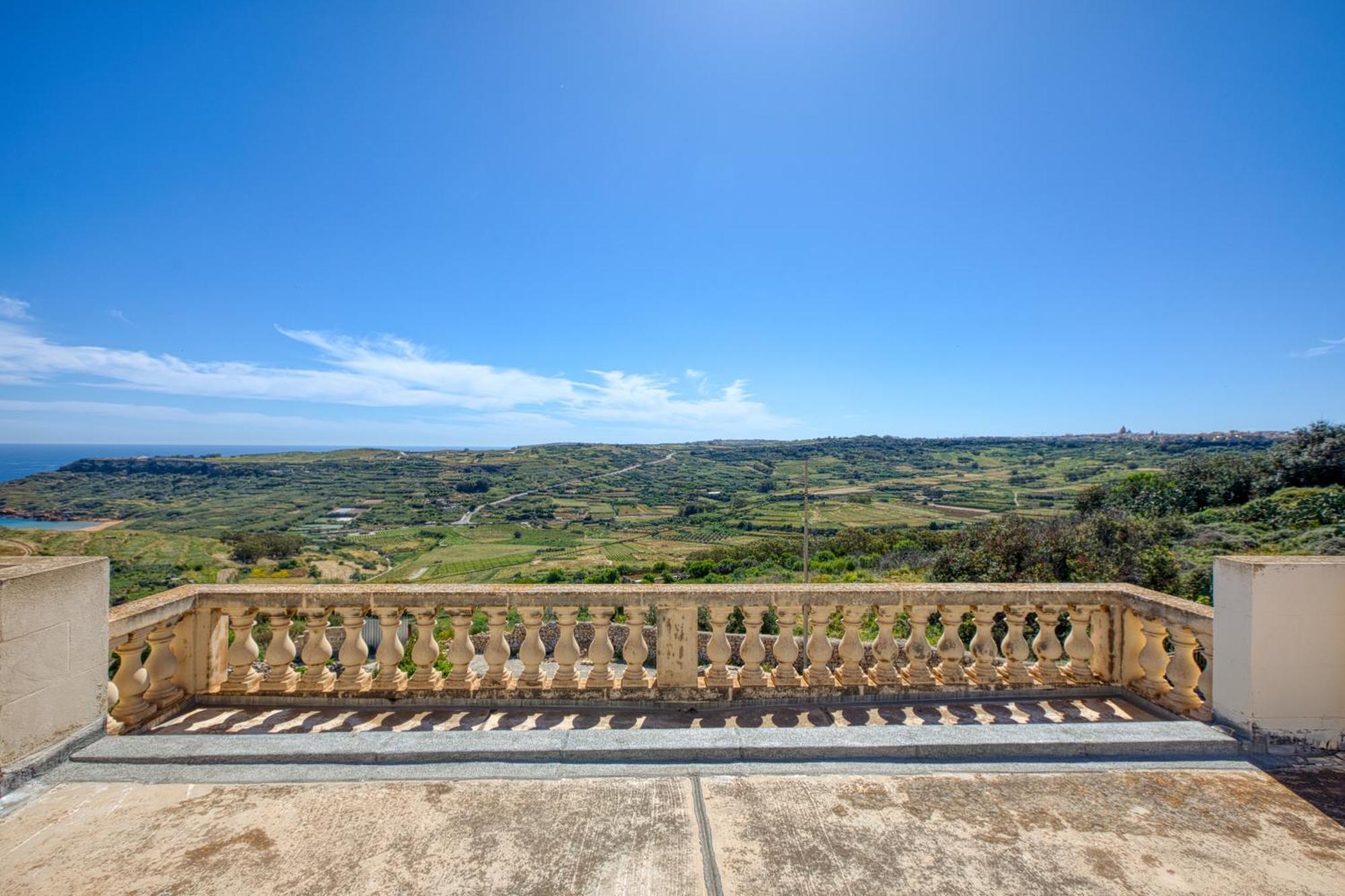 Spacious, Bright, Valley & Sea View Maisonette Xaghra Exterior photo
